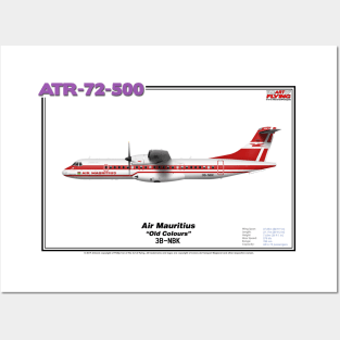 Avions de Transport Régional 72-500 - Air Mauritius "Old Colours" (Art Print) Posters and Art